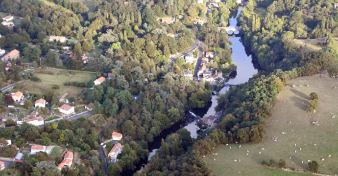 Vue aérienne campagne