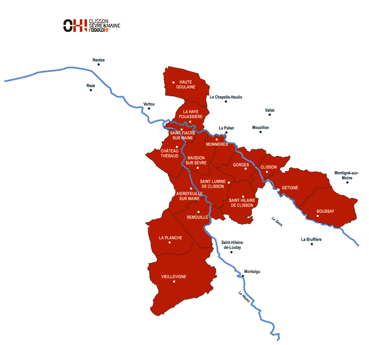 Carte de l'Agglo