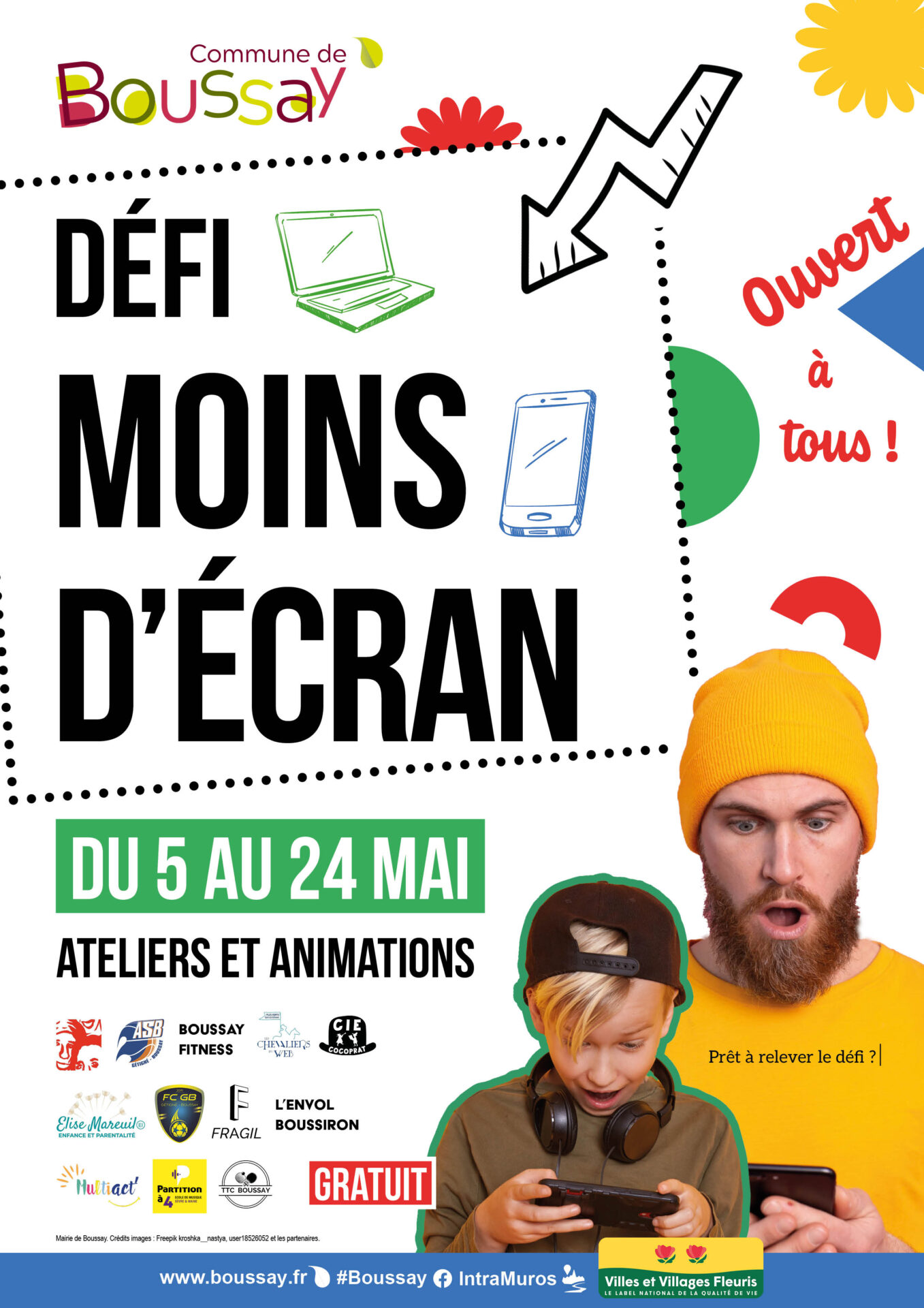 Affiche Défi moins d'écran