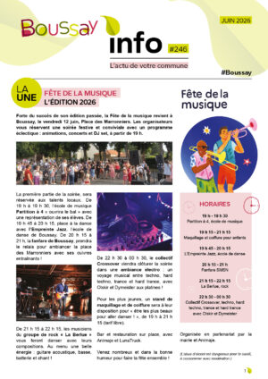 Couverture du bulletin mensuel de juin 2026